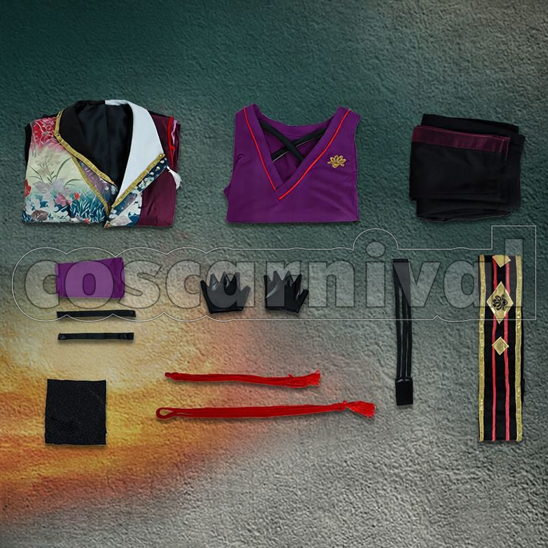 Kishou Hongi Akashi Kuniyuki Part 2 Live Outfit Cosplay cosplay costume from Touken Ranbu Musical, live outfit 22188 set view