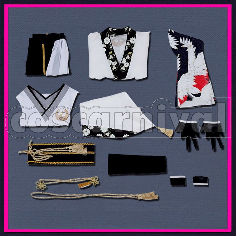Kishou Hongi Tsurumaru Kuninaga Part 2 Live Outfit Cosplay cosplay costume from Touken Ranbu Musical, live outfit 22162 set view