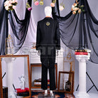 Kotobuki Celebration Formal Wear Mutsunokami Yoshiyuki Tailcoat Cosplay cosplay costume from Touken Ranbu Musical, back view 1