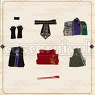Otegine Part 2 Live Outfit Cosplay cosplay costume from Touken Ranbu Musical, live outfit 22055 set view