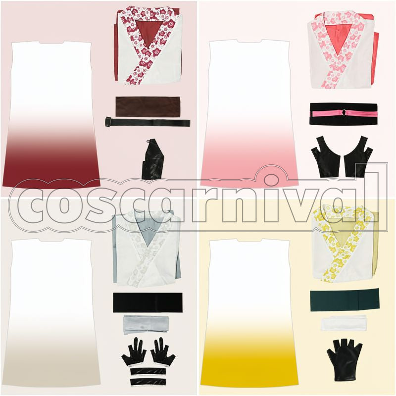 Shinken Ranbu Sai 2022 Festival Outfit Izuminokami Kanesada, Buzen Gou, Suishinshi Masahide, Matsui Gou, Murakumo Gou, Samidare Gou, Kuwana Gou, Kogitsunemaru Cosplay cosplay costume from Touken Ranbu Musical, festival outfit 21464 set view 3