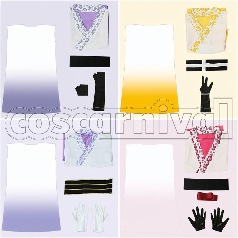 Shinken Ranbu Sai 2022 Festival Outfit Izuminokami Kanesada, Buzen Gou, Suishinshi Masahide, Matsui Gou, Murakumo Gou, Samidare Gou, Kuwana Gou, Kogitsunemaru Cosplay cosplay costume from Touken Ranbu Musical, festival outfit 21465 set view 4