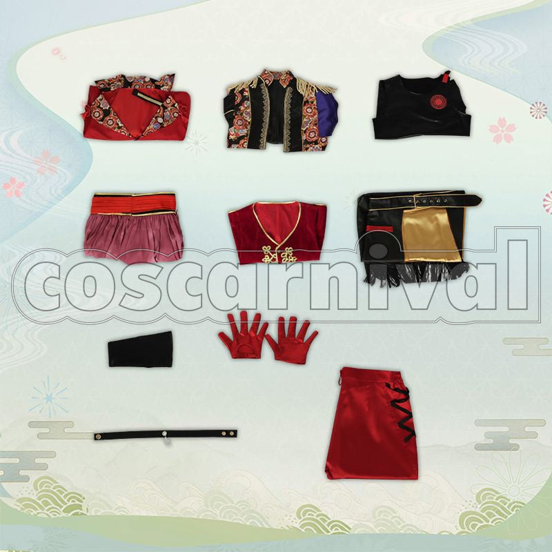 Shizuka no Umi no Paraiso Ookurikara Part 2 Live Outfit Cosplay cosplay costume from Touken Ranbu Musical, live outfit 21490 set view