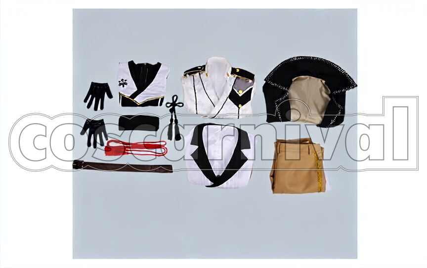 Tsuwamono Domo ga Yume no Ato Higekiri Part 2 Live Outfit Cosplay cosplay costume from Touken Ranbu Musical, live outfit 22529 set view