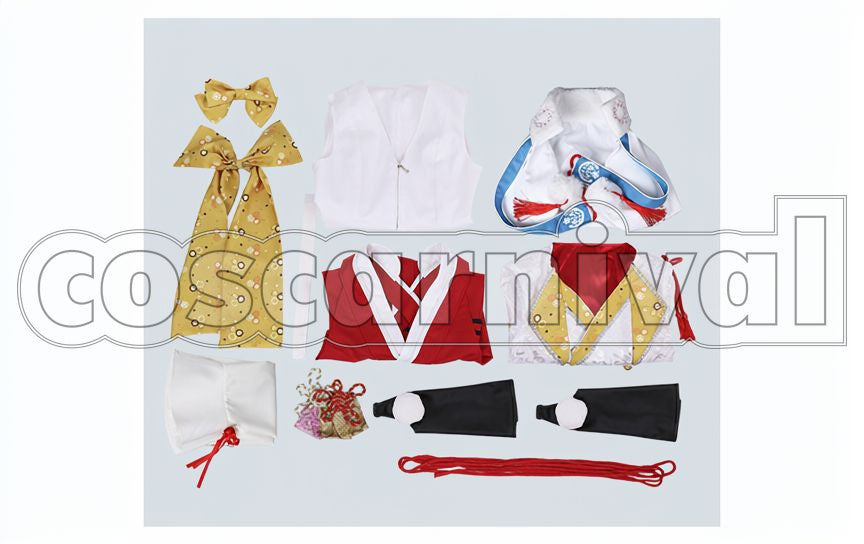 Tsuwamono Domo ga Yume no Ato Imanotsurugi Cosplay cosplay costume from Touken Ranbu Musical, set view
