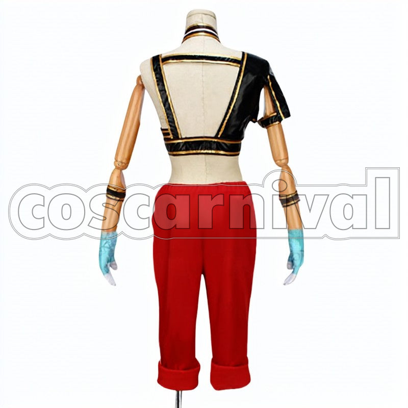 Nagasone Kotetsu Chores Style cosplay costume from Touken Ranbu, back view 3