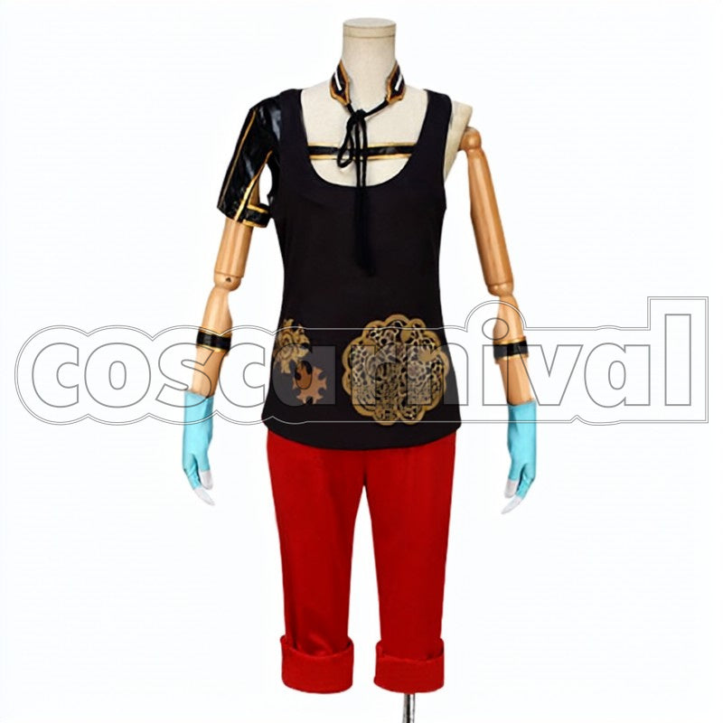 Nagasone Kotetsu Chores Style cosplay costume from Touken Ranbu, front view 2