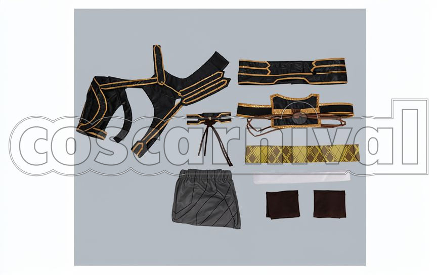 Nagasone Kotetsu Kiwame Cosplay cosplay costume from Touken Ranbu, set view 2