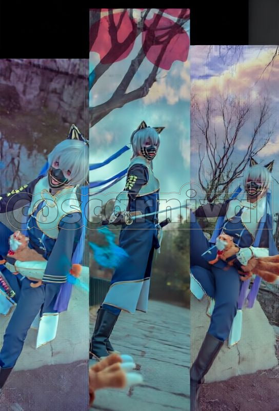 Nakigitsune Kiwame Cosplay cosplay costume from Touken Ranbu, detail-2