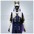 Nakigitsune Kiwame Cosplay cosplay costume from Touken Ranbu, front view 3