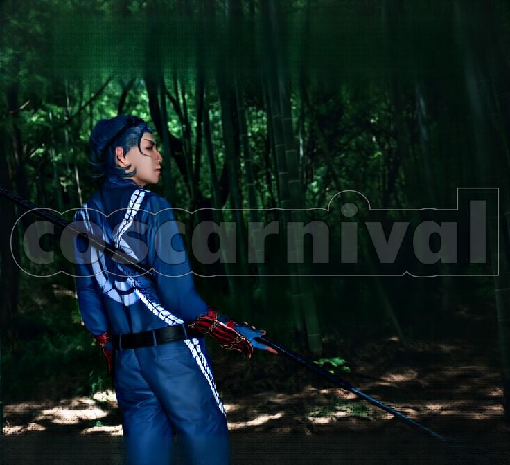 Nihongou Front Lines Cosplay cosplay costume from Touken Ranbu, back view 1