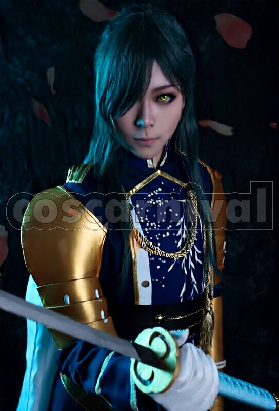 Nikkari Aoe Kiwame Cosplay cosplay costume from Touken Ranbu, front view 5