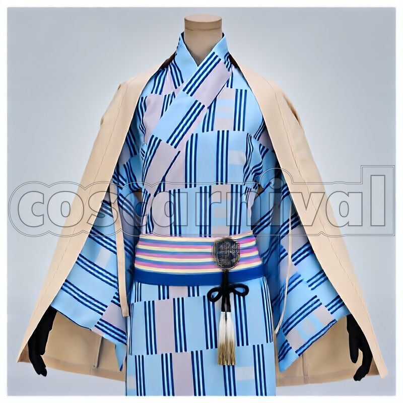 Oedo Onsen Higekiri Cosplay cosplay costume from Touken Ranbu, front view 1