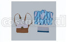 Oedo Onsen Houchou Toushirou Cosplay cosplay costume from Touken Ranbu, set view
