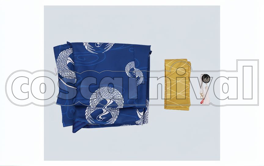Oedo Onsen Tsurumaru Kuninaga Cosplay cosplay costume from Touken Ranbu, set view