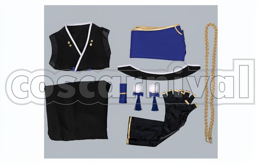 Sengo Muramasa Kiwame Cosplay cosplay costume from Touken Ranbu, set view