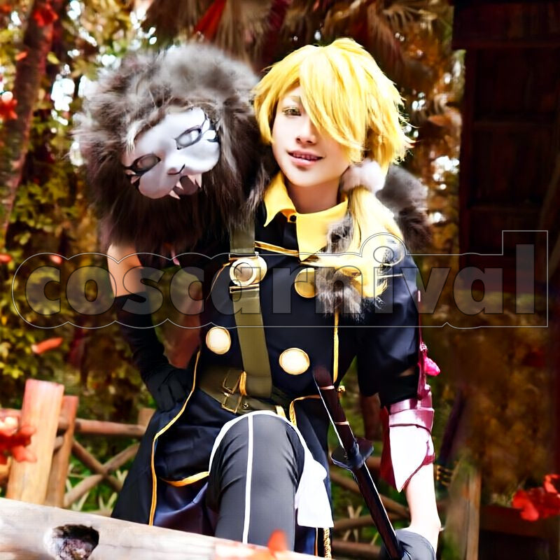 Shishiou Cosplay cosplay costume from Touken Ranbu, front view 1