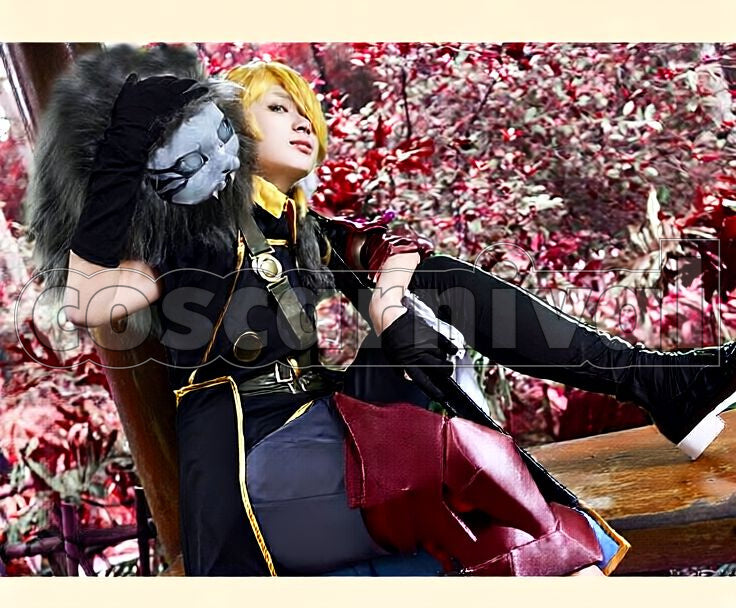 Shishiou Cosplay cosplay costume from Touken Ranbu, front view 4