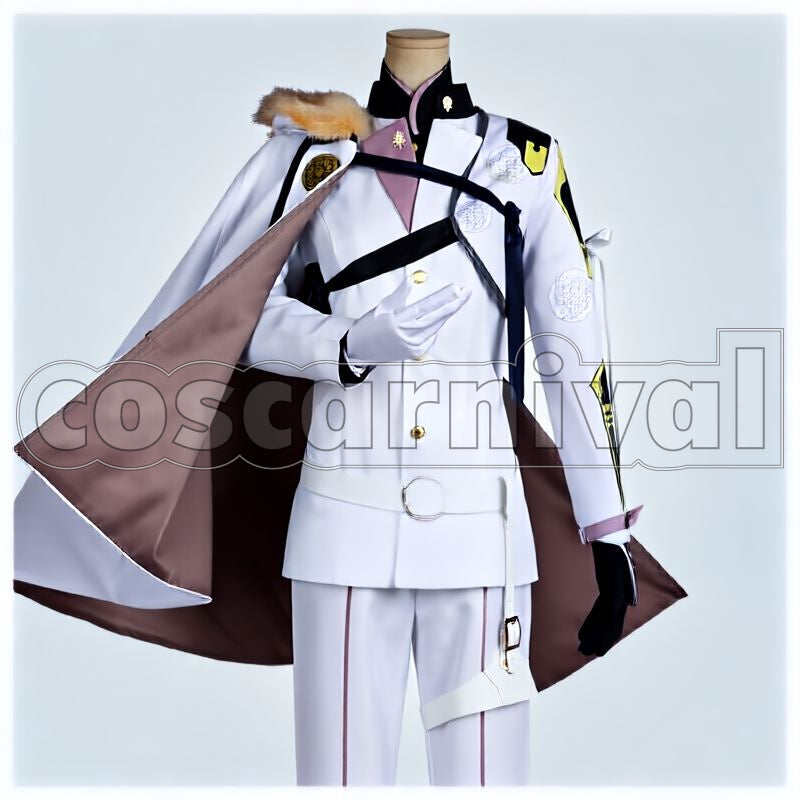 Tachi Higekiri Kiwame Cosplay cosplay costume from Touken Ranbu, front view 1