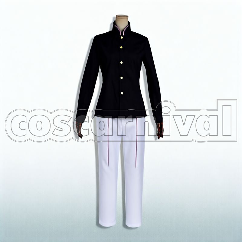 Tachi Higekiri Kiwame Cosplay cosplay costume from Touken Ranbu, front view 5