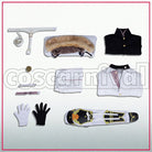 Tachi Higekiri Kiwame Cosplay cosplay costume from Touken Ranbu, set view