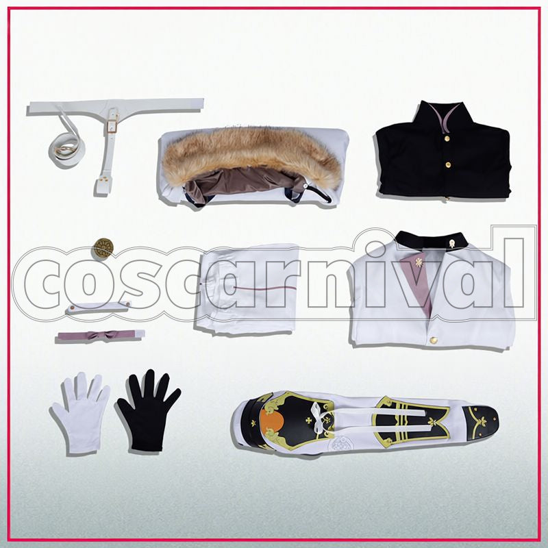 Tachi Higekiri Kiwame Cosplay cosplay costume from Touken Ranbu, set view