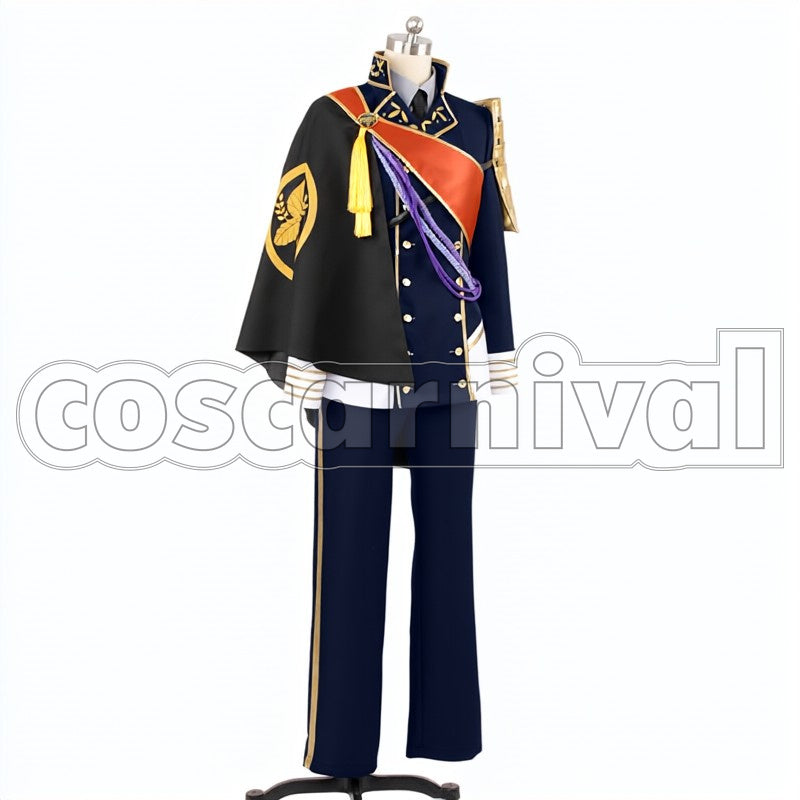 Warrior Ichigo Hitofuri cosplay costume from Touken Ranbu Tachi, front view 2