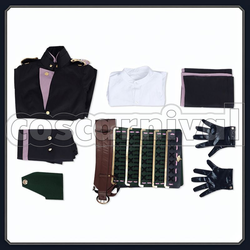 Tachi Hizamaru Kiwame Cosplay cosplay costume from Touken Ranbu, set view
