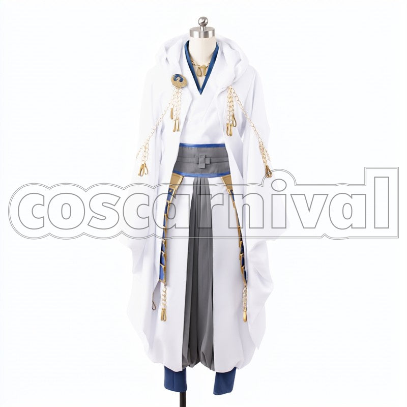 Warrior Tsurumaru Kuninaga cosplay costume from Touken Ranbu Tachi, front view