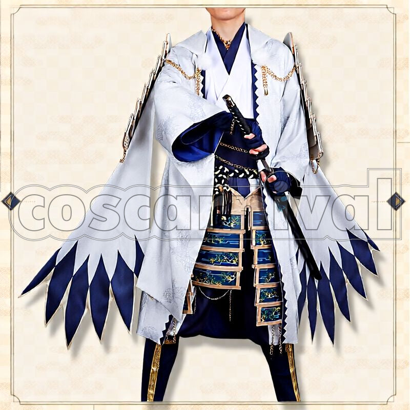Tachi Tsurumaru Kuninaga Kiwame Cosplay cosplay costume from Touken Ranbu, front view 2