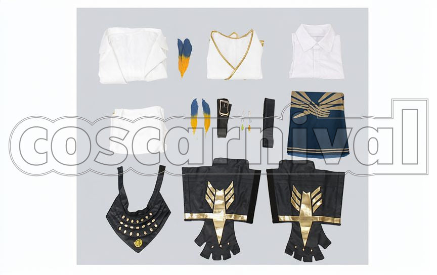 Taikogane Sadamune Cosplay cosplay costume from Touken Ranbu, set view