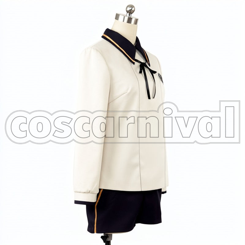 Warrior Akita Toushirou Chores cosplay costume from Touken Ranbu Tantou, side view