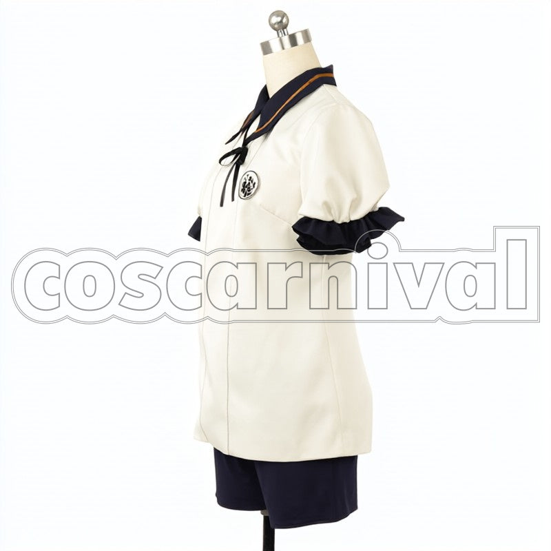 Warrior Midare Toushirou Chores cosplay costume from Touken Ranbu Tantou, side view 2