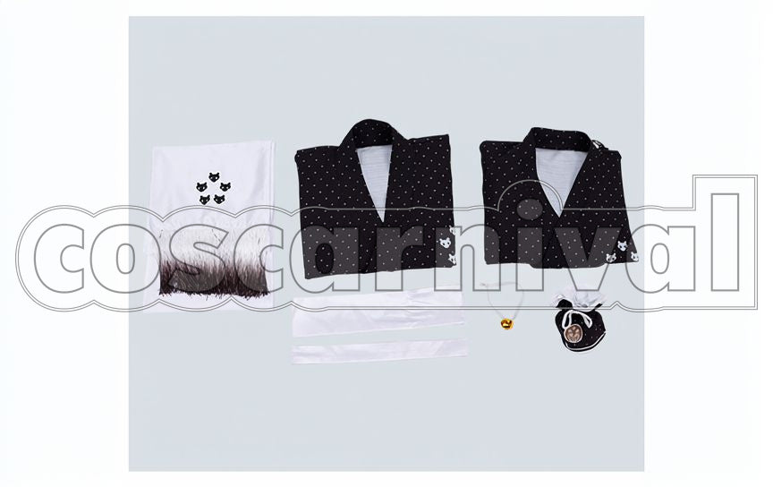 Tantou Gokotai Light Version Cosplay cosplay costume from Touken Ranbu, set view