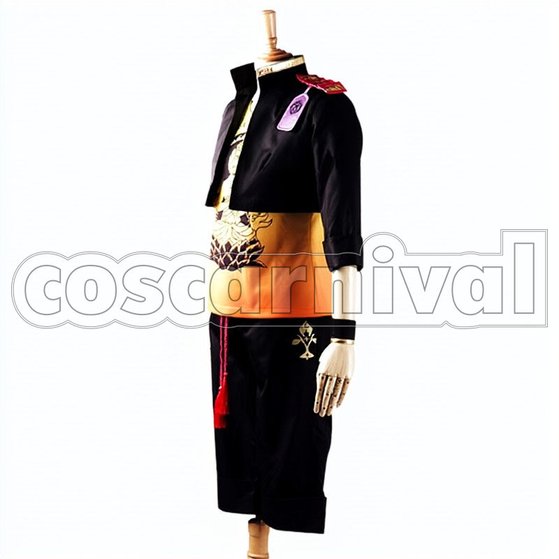 Warrior Aizen Kunitoshi cosplay costume from Touken Ranbu Tantou, side view