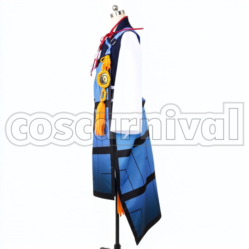 Warrior Sayo Samonji cosplay costume from Touken Ranbu Tantou, side view 2
