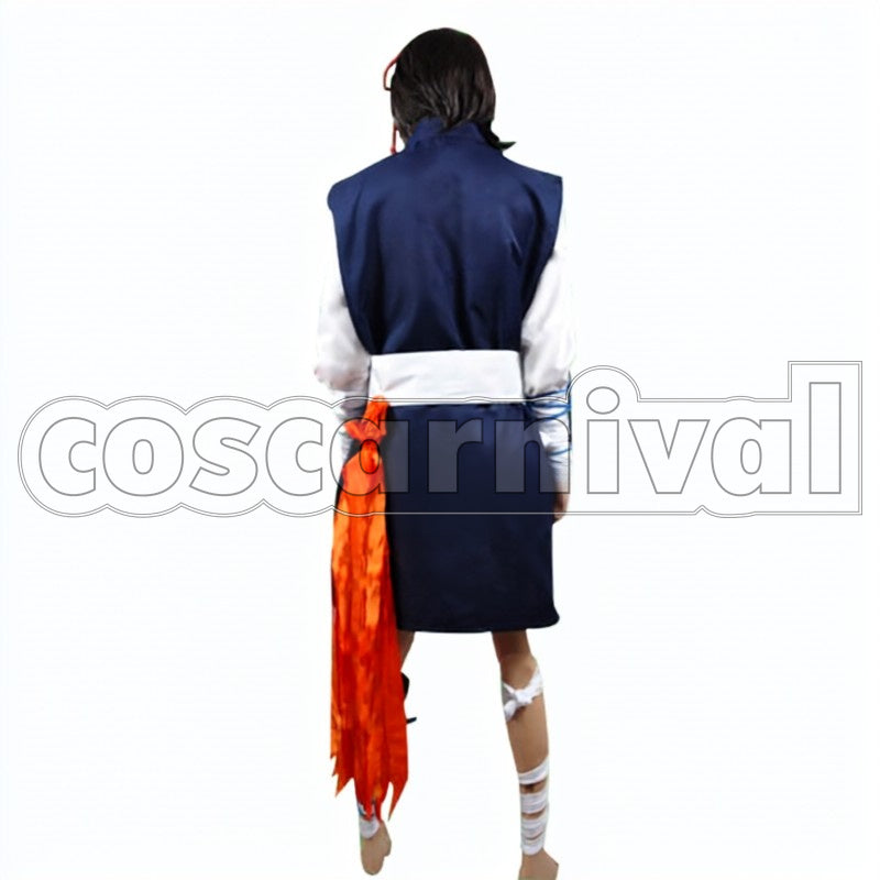 Warrior Sayo Samonji cosplay costume from Touken Ranbu Tantou, back view 2