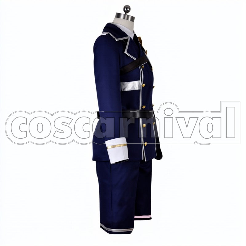 Warrior Atsu Toushirou cosplay costume from Touken Ranbu Tantou, side view 2