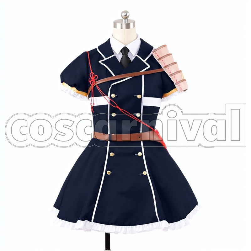 Warrior Midare Toushirou cosplay costume from Touken Ranbu Tantou, front view