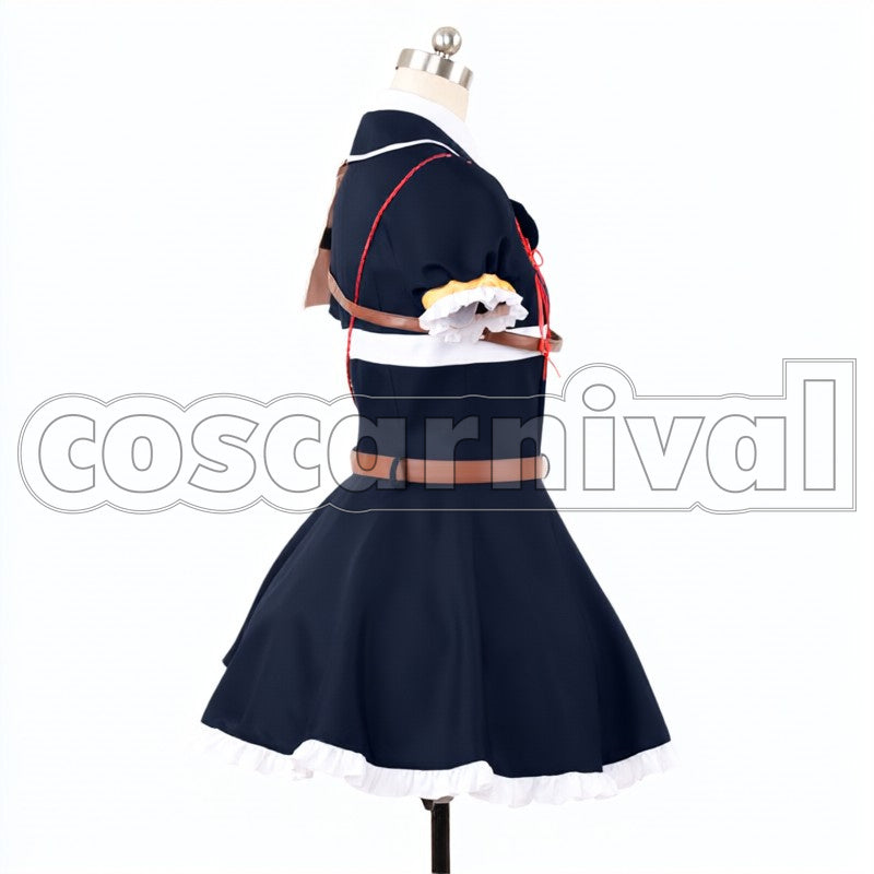 Warrior Midare Toushirou cosplay costume from Touken Ranbu Tantou, side view