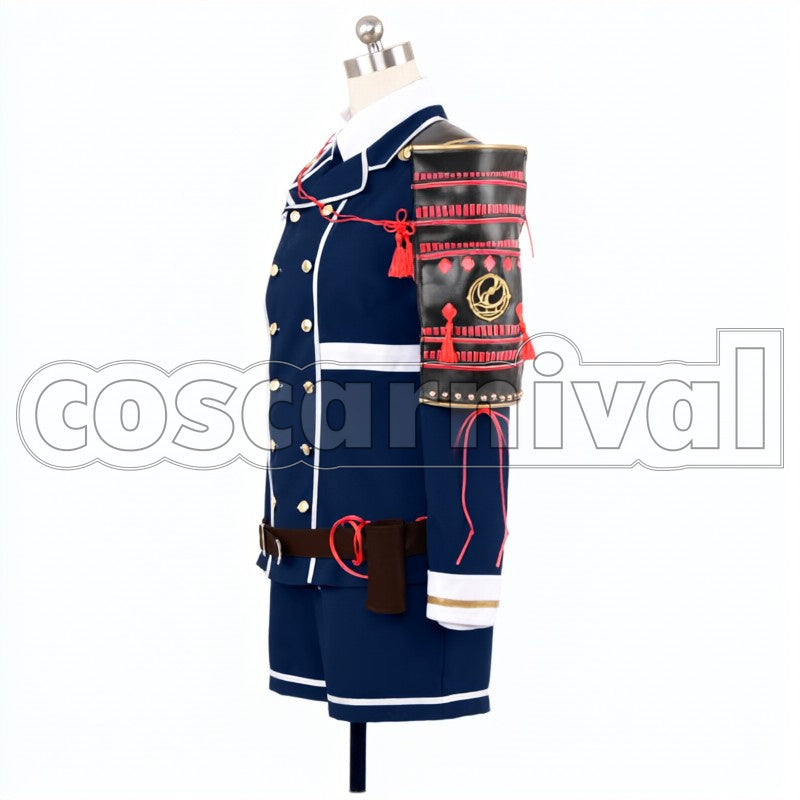 Warrior Yagen Toushirou cosplay costume from Touken Ranbu Tantou, side view