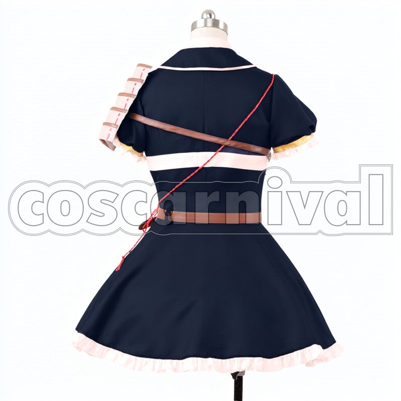 Warrior Midare Toushirou cosplay costume from Touken Ranbu Tantou, back view