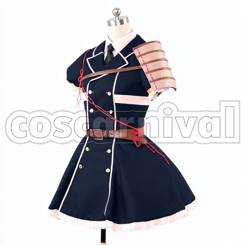 Warrior Midare Toushirou cosplay costume from Touken Ranbu Tantou, front view 2