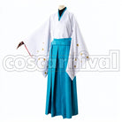 Tomoe Gata Naginata cosplay costume from Touken Ranbu, side view
