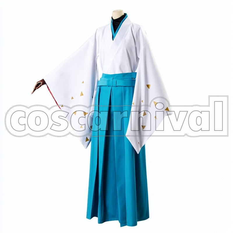 Tomoe Gata Naginata cosplay costume from Touken Ranbu, side view