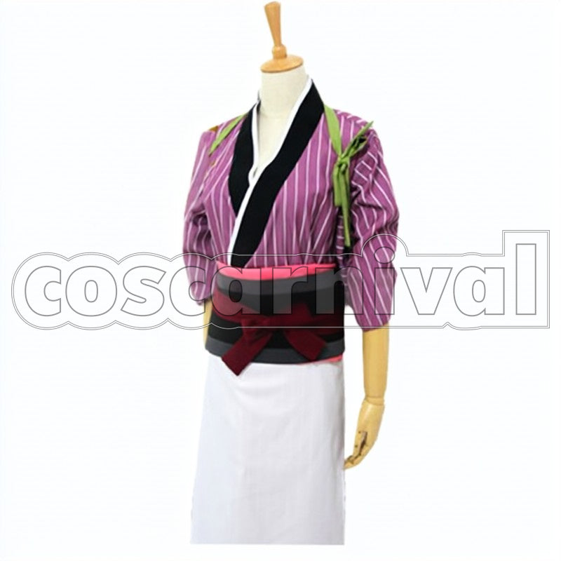 Warrior Souza Samonji Chores cosplay costume from Touken Ranbu Uchigatana, side view