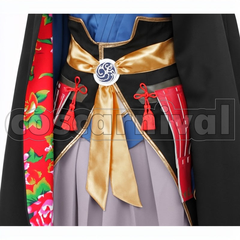 Warrior Kasen Kanesada cosplay costume from Touken Ranbu Uchigatana, detail-2