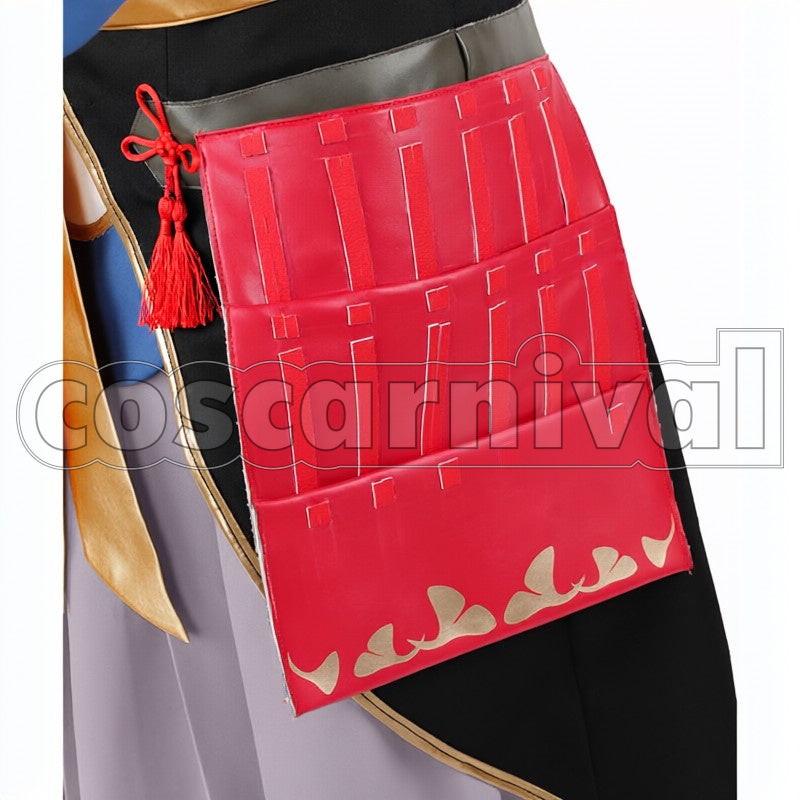 Warrior Kasen Kanesada cosplay costume from Touken Ranbu Uchigatana, detail-4