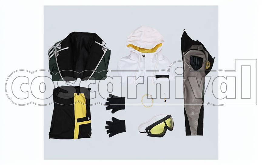 Uchigatana Kuwana Gou Cosplay cosplay costume from Touken Ranbu, set view