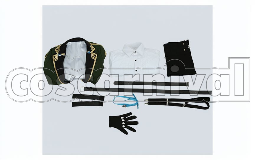 Uchigatana Matsui Gou Cosplay cosplay costume from Touken Ranbu, set view